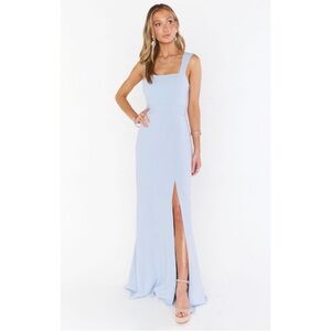 Show Me Your MuMu Paris Gown in Stone Blue Womens Size Medium